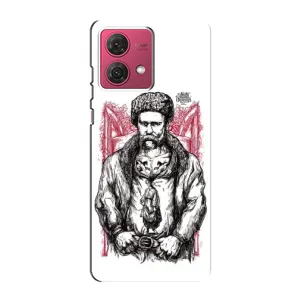 Чехлы для Motorola MOTO G84 с принтом Тараса Шевченко (AlphaPrint) (Козак Шевченко)