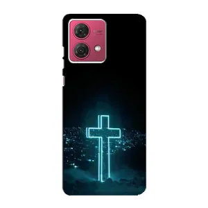 Чехол для Motorola MOTO G84 (AlphaPrint) - (Христианские)