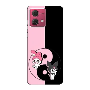 Чехол с кроликом Куроми на Motorola MOTO G84 (Куроми Инь Янь)