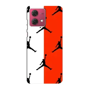 Чехлы для Motorola MOTO G84 - с картинкой JORDAN (AlphaPrint) (Лого Джордан)
