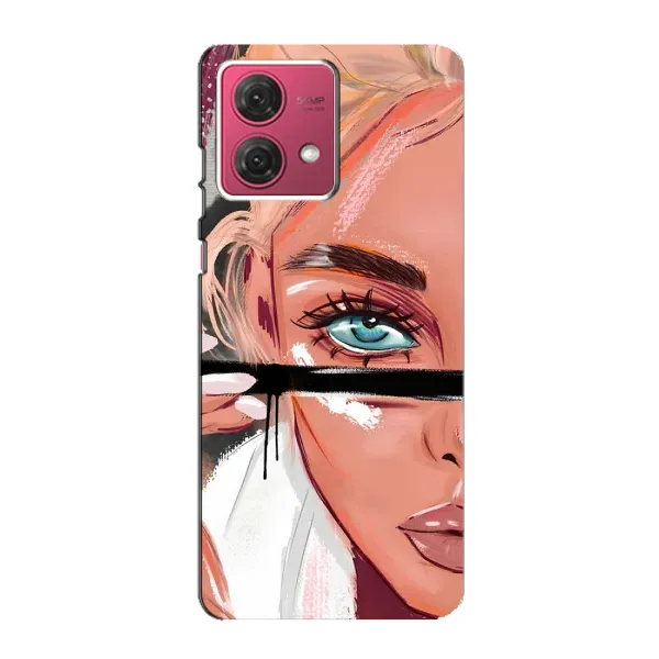 Чехол с принтом «Макияж» для Motorola MOTO G84