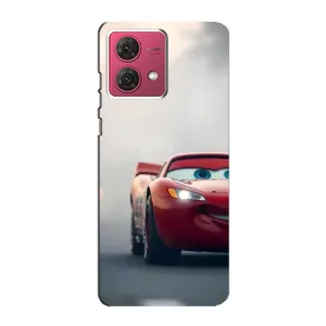 Силиконовый чехол Маквин для Motorola MOTO G84 (Скоростной Маквин)