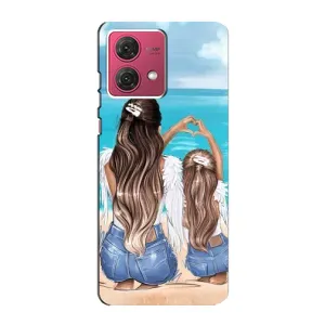 Чехол с печатью для Motorola MOTO G84 - (Мама с ребенком) (AlphaPrint)