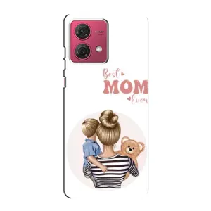 Чохол з принтом «Мама і син» для Motorola MOTO G84