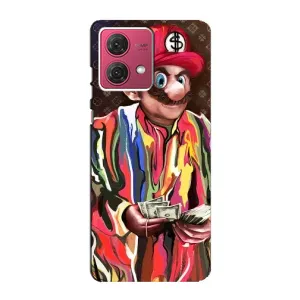 Бренднові Чохли для Motorola MOTO G84 - (PREMIUMPrint) (Mario LV)
