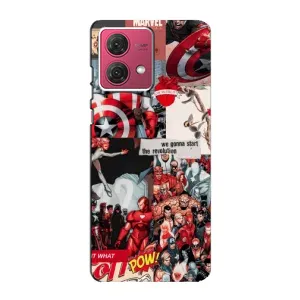 Чехол с принтом «Марвел Комикс» для Motorola MOTO G84