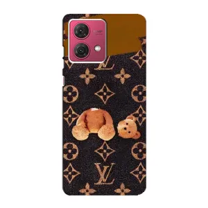Бренднові Чохли для Motorola MOTO G84 - (PREMIUMPrint) (Ведмедик без голови)