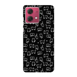 Чехол с принтом «Меленькие котики» для Motorola MOTO G84