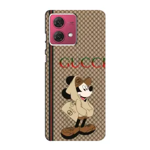 Чехлы ГУЧЧИ для МОТО джи84 (AlphaPrint) (Mickey GUCCI)
