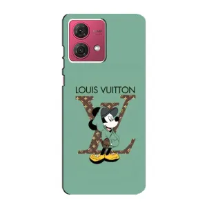 Чехлы Луи Витон для Motorola MOTO G84 (AlphaPrint - LOUIS VUITTON) (Микки Маус LV)
