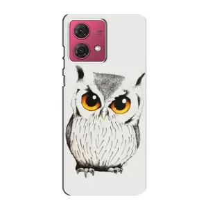 Чехол с птицами на Motorola MOTO G84 (VPrint) (Милая Сова)