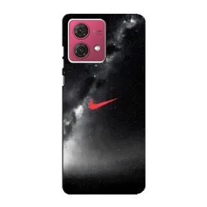 Чехол для Motorola MOTO G84 - с принтом Найк (AlphaPrint) (Найк красный)