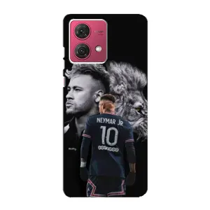Чехол Неймар для Motorola MOTO G84 (AlphaPrint) (Неймар Лев)