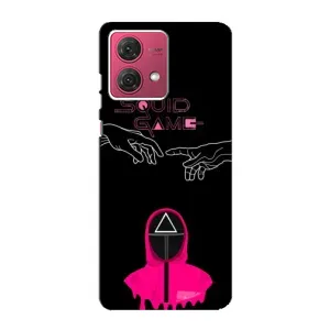 Чехол Гра в кальмара для Motorola MOTO G84 (Минимализм Игра кальмара)
