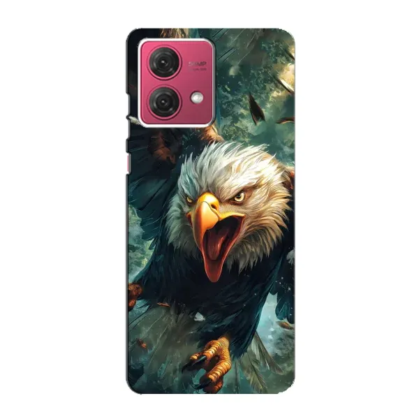 Чехол с принтом «Орел в полете» для Motorola MOTO G84