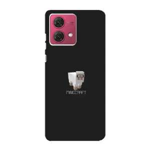 Чохол Майнкрафт на Motorola MOTO G84 (AlphaPrint) Minecraft (Овечка Майнкрафт)