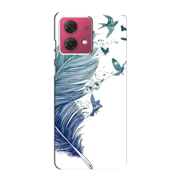 Чехол с принтом «Перышко» для Motorola MOTO G84