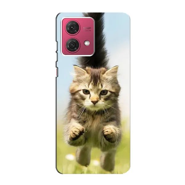 Чохол з принтом «Прижок кота» для Motorola MOTO G84