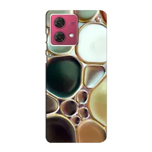 Мраморний чехол на Motorola MOTO G84 (VPrint) (Радужний Мрамор)