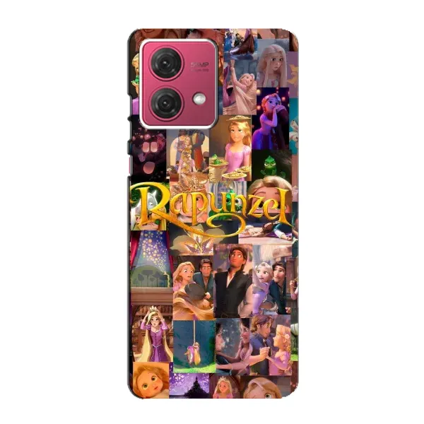 Чохол з принтом «Колаж Рапунцель» для Motorola MOTO G84