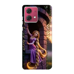Чехол Рапунцель для Motorola MOTO G84 (Рапунцель на башне)