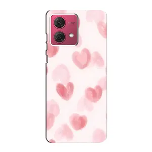 Чохол з розовим принтом для Motorola MOTO G84