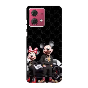 Чохол Disney Mouse Motorola MOTO G84 (PREMIUMPrint) (Родина Маусів)