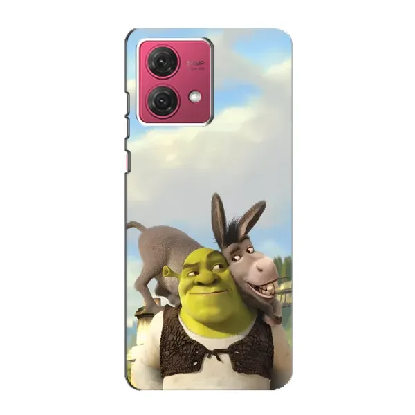 Чехол с принтом «Шрек и Осел» для Motorola MOTO G84