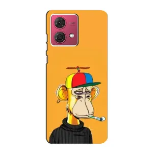 Чехлы с Обезьянами NFT для Motorola MOTO G84 (AlphaPrint) (Скучающая Обезьяна NFT)