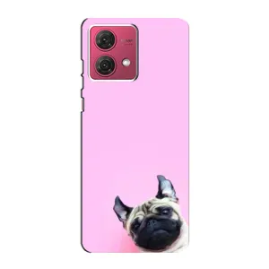 Чехлы с собаками для Motorola MOTO G84 (VPrint) (Смешная собака)