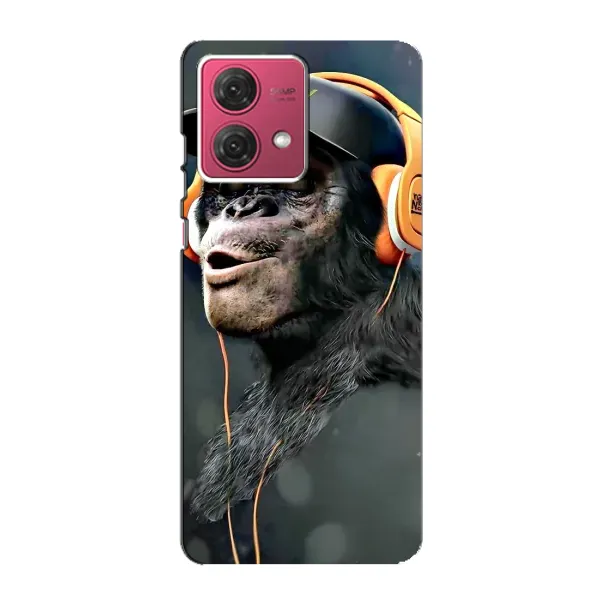 Чохол з принтом «В навушниках» для Motorola MOTO G84
