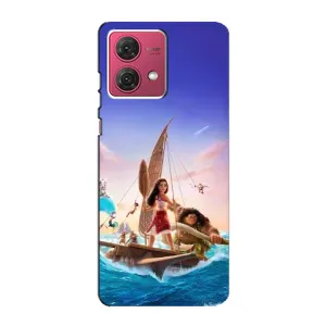 Чехол с мультфильмом Моана Motorola MOTO G84 (Команда Ваяна Мауи)