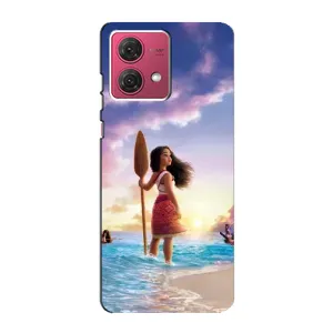 Чехол с мультфильмом Моана Motorola MOTO G84 (Моана с веслом)