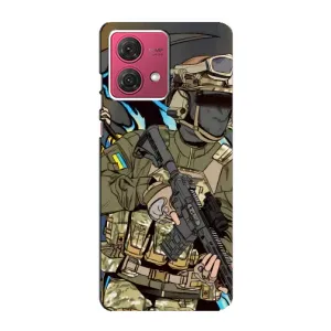 Чехлы с картинкой ЗСУ для Motorola MOTO G84 (AlphaPrint)