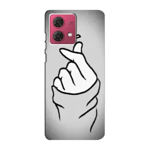 Чехол с принтом «Значок Love» для Motorola MOTO G84