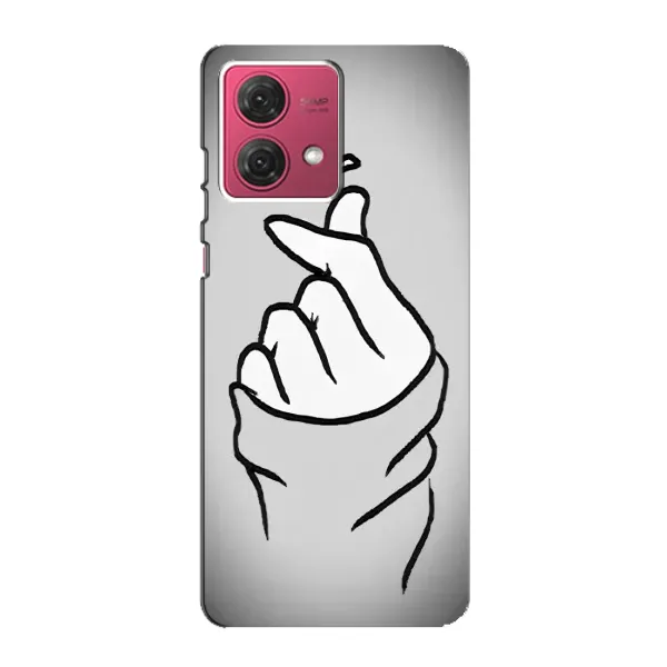 Чехол с принтом «Значок Love» для Motorola MOTO G84