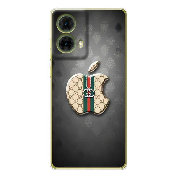 Чохол з принтом «Apple gucci» для Motorola MOTO G85 Чохол з принтом «Apple gucci» для Motorola MOTO G85