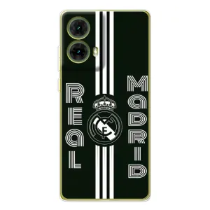 ФК Реал Мадрид чохли для Motorola MOTO G85 (AlphaPrint) (чорно білий Реал)