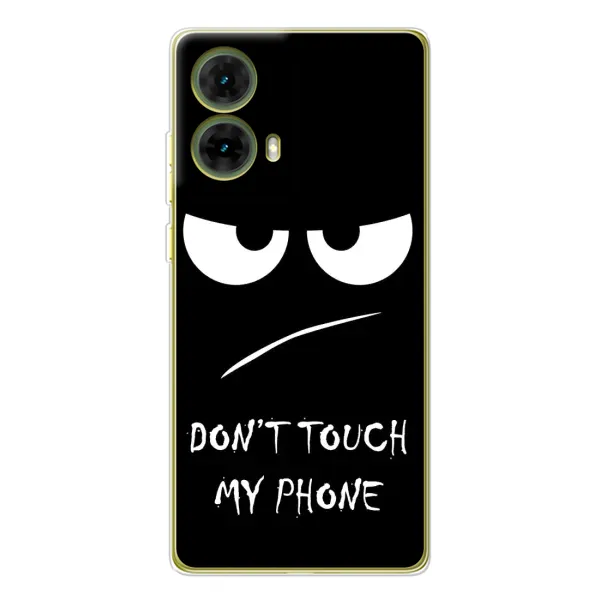 Чехол с принтом «Dont Touch» для Motorola MOTO G85