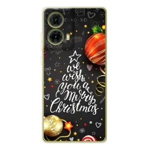 Різдвяні Чохли для Motorola MOTO G85 (VPrint) (Ялинка)