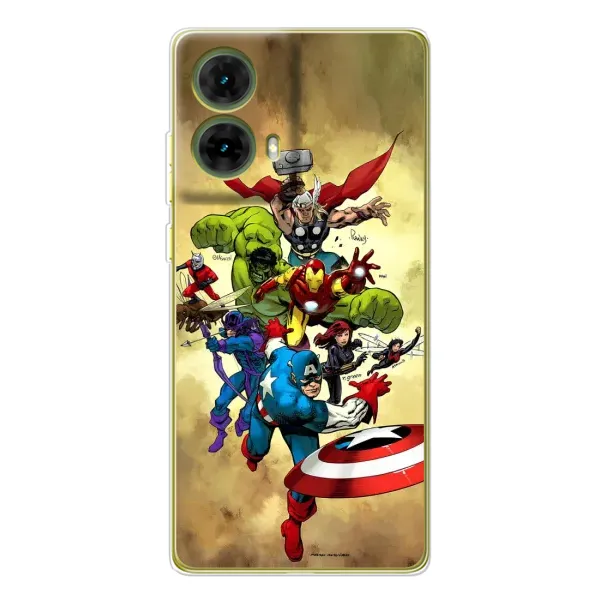 Чехол с принтом «Герои Марвел» для Motorola MOTO G85