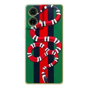 Чохли  GUCCI для Мото G85 (AlphaPrint) (Gucci змія)