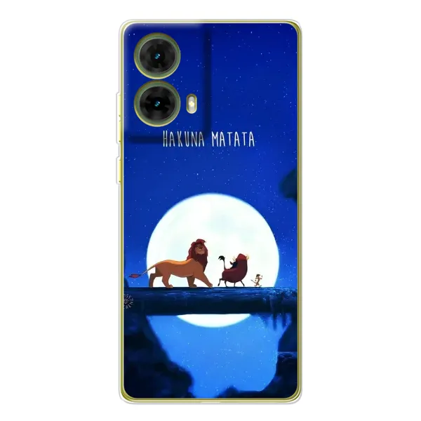 Чехол с принтом «Хакуна Матата» для Motorola MOTO G85