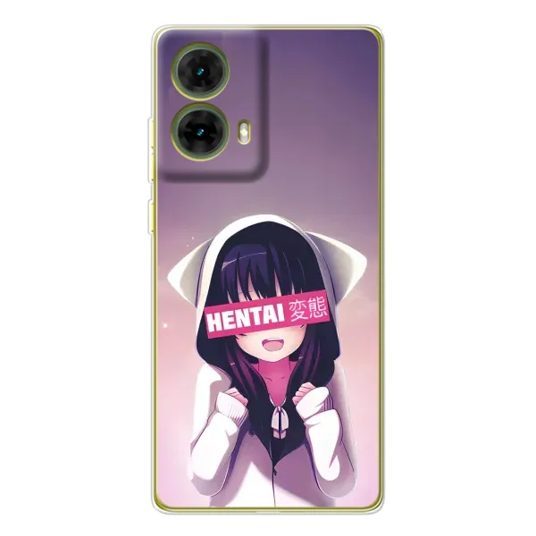 Чехол с принтом «Hentai chan» для Motorola MOTO G85
