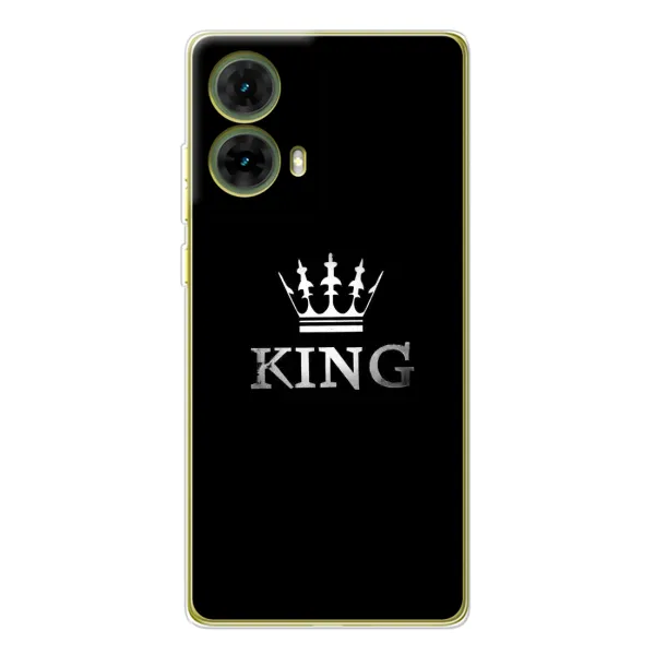 Чехол с принтом «KING» для Motorola MOTO G85 Чехол с принтом «KING» для Motorola MOTO G85