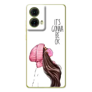 Чехол с печатью для Motorola MOTO G85 - (Мода) (AlphaPrint) (Коронавирус)