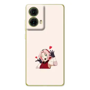 Чехол с принтом «Лайк Сакура» для Motorola MOTO G85