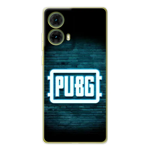 Чехол с принтом «Лого PUBG» для Motorola MOTO G85 Чехол с принтом «Лого PUBG» для Motorola MOTO G85