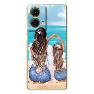 Чехол с печатью для Motorola MOTO G85 - (Мама с ребенком) (AlphaPrint)