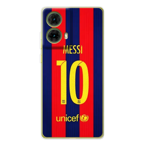 Чехол с принтом «Messi Barca 10» для Motorola MOTO G85